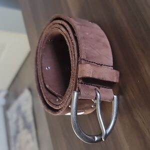 Buckle Women's Brown Leather XL Belt